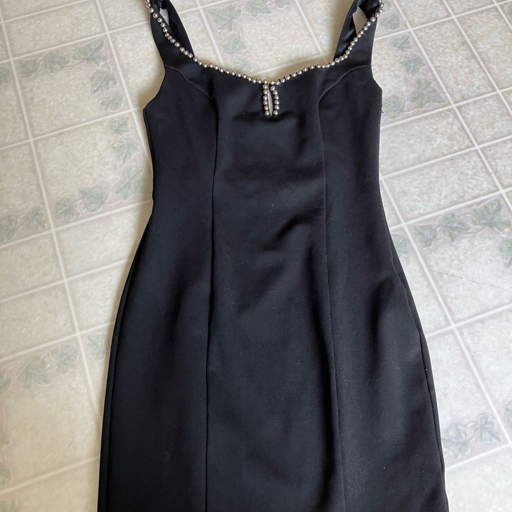 Astr the label Bodycon Metal Stud Lined Sweetheart Neckline Dress ACDR100074
